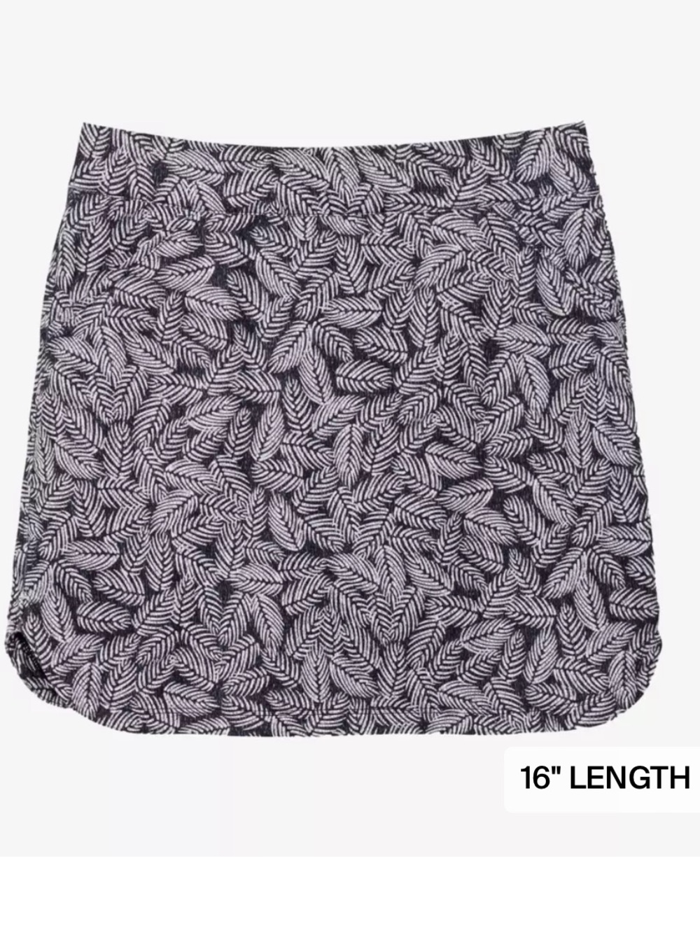 Peter Millar Alice Palm Petal Hem 16” Skort Skirt PGA Tour